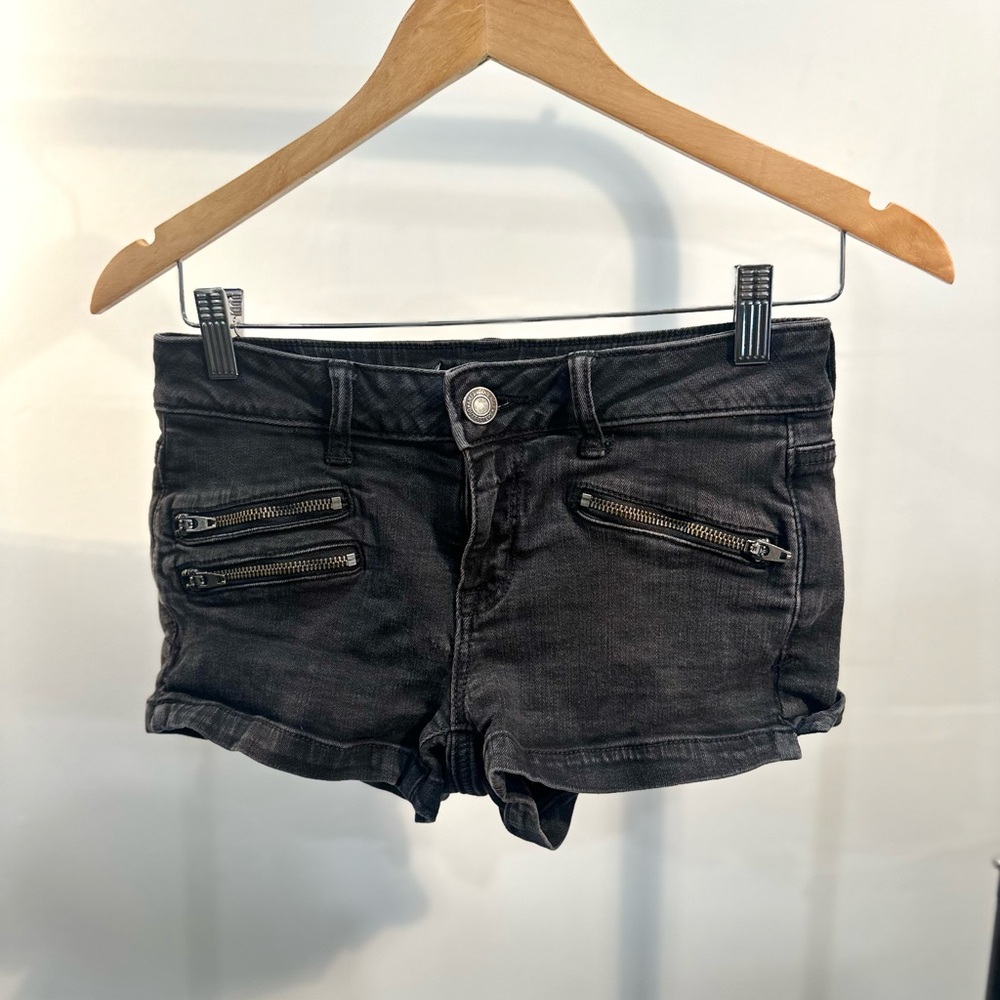 American Eagle Outfitters Black Jean Shorts
